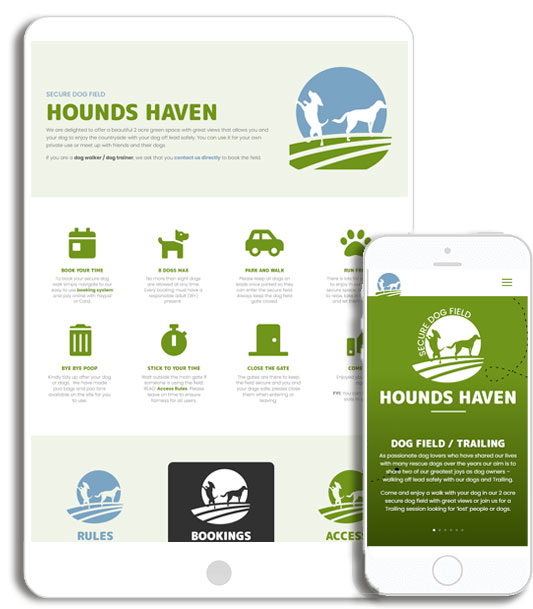 Hounds Haven responsive devices